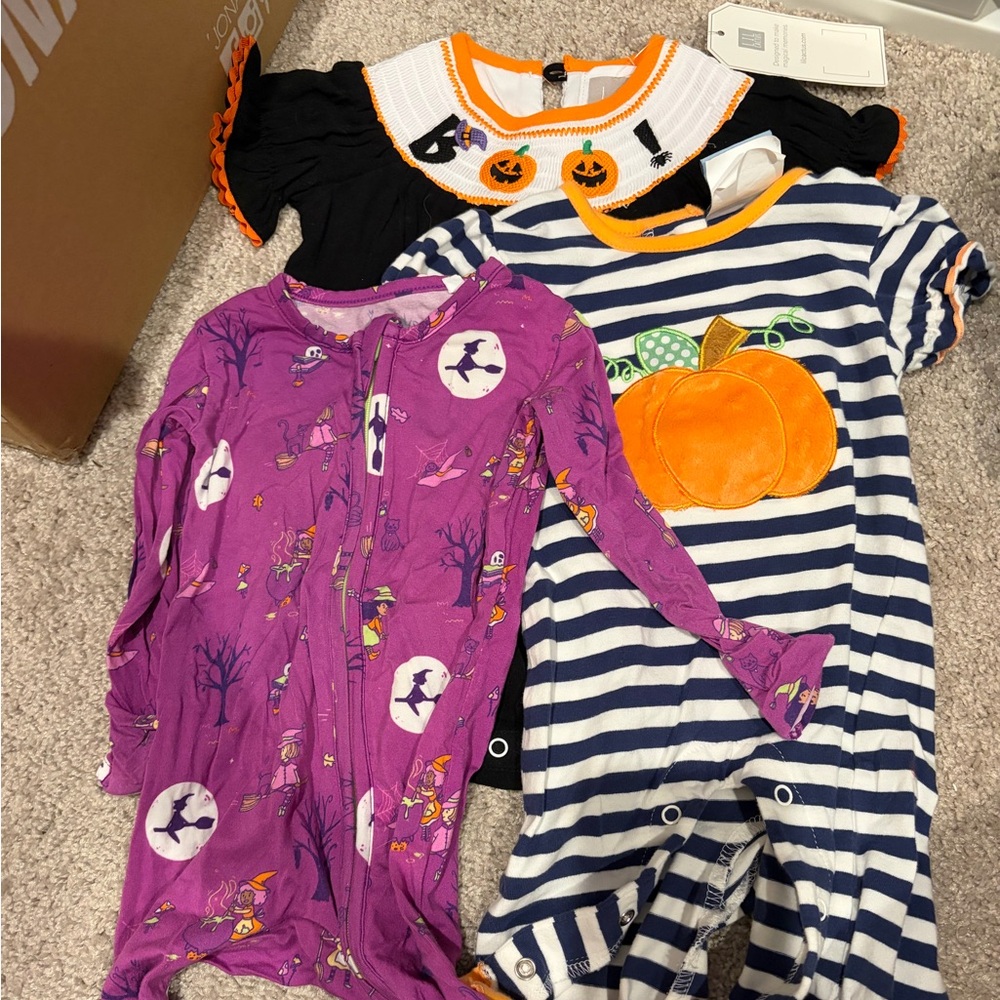 Lot of Halloween Clothes 6M & 6-12M
